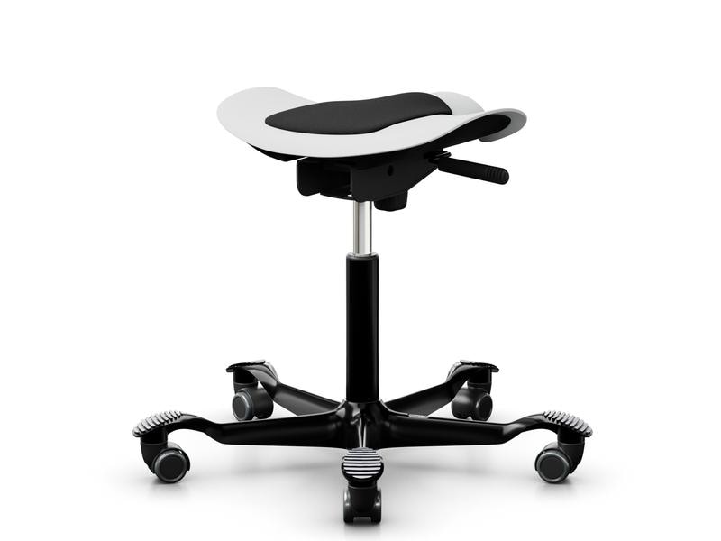 HÅG Bürostuhl Capisco Puls 8001 Weiss Capisco Puls 8001 - Der flexible Hocker mit Sattelsitz