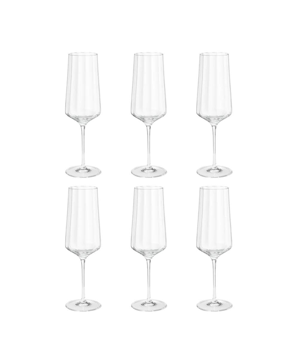 Georg Jensen  Bernadotte champagneglas, 27 cl. - 6 stk.