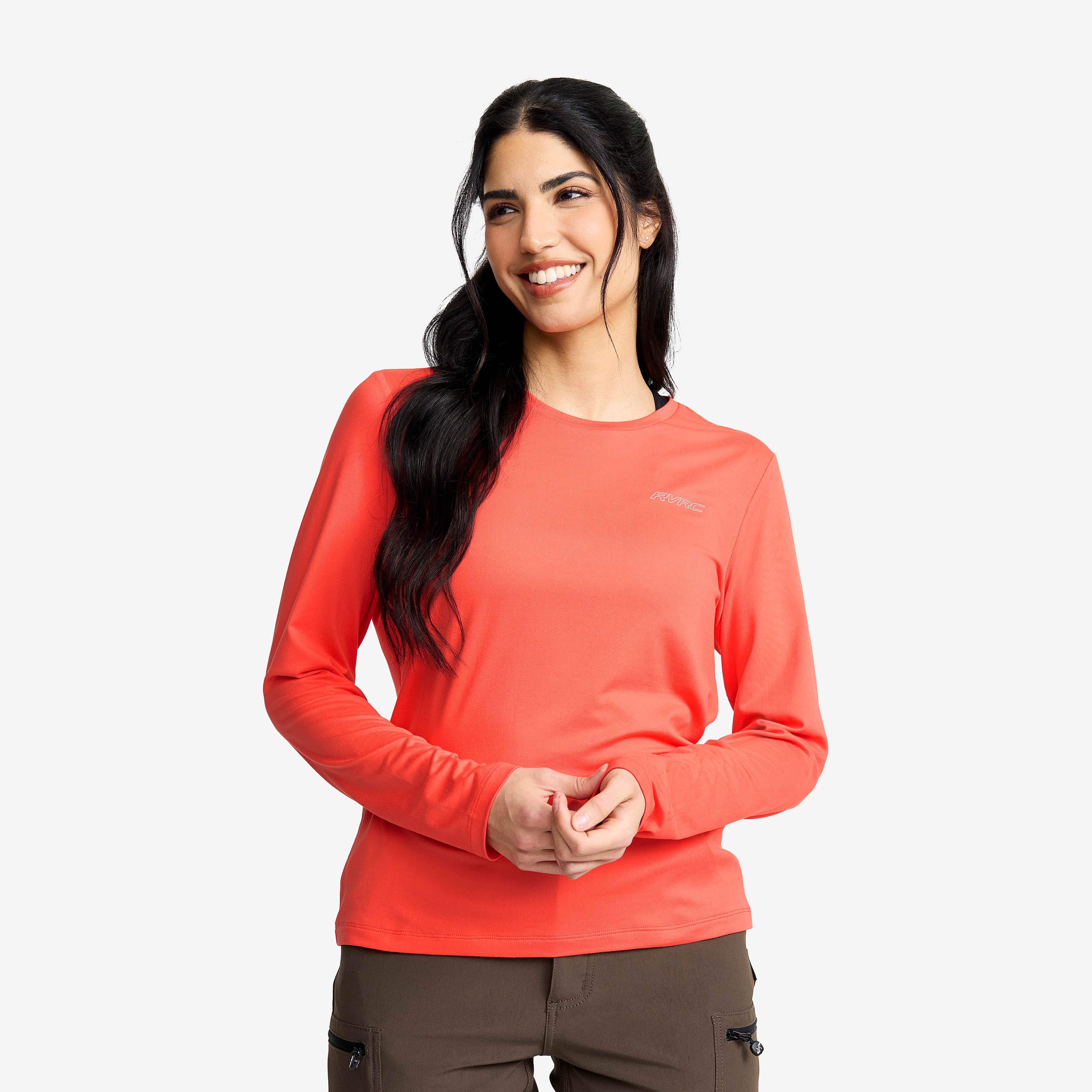 Mission Long-sleeved T-shirt Dame Porcelain Rose