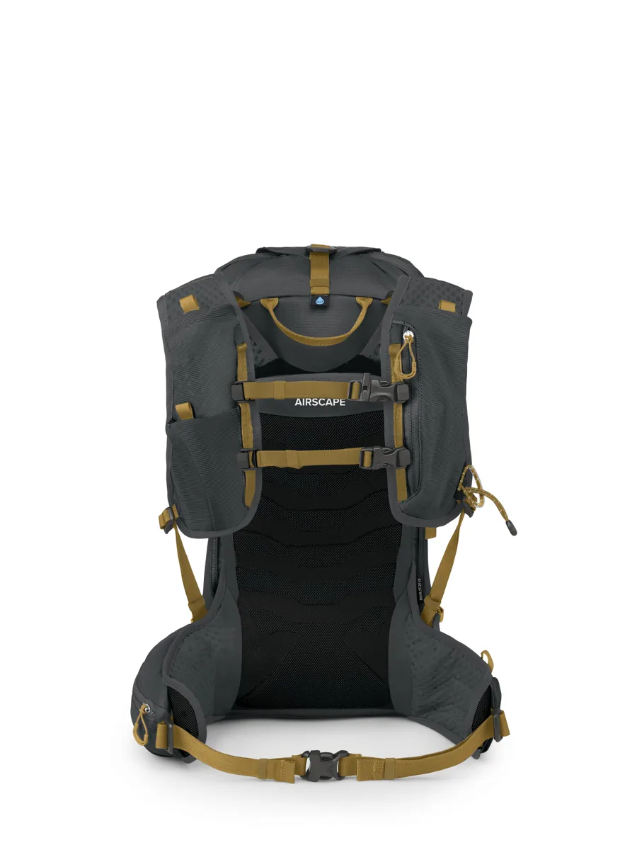 Osprey Talon Velocity 20 Dark Charcoal/tumbleweed Yellow