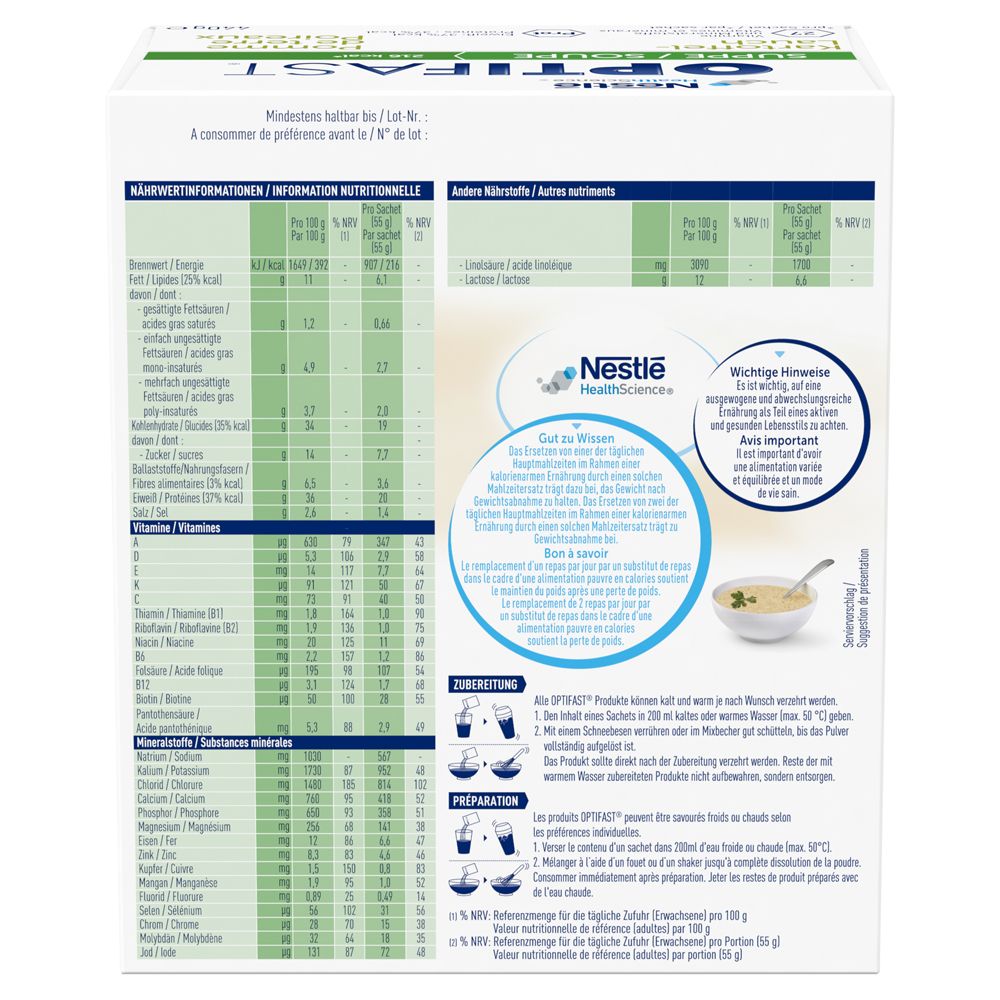 OPTIFAST® home Suppen Kartoffel-Lauch