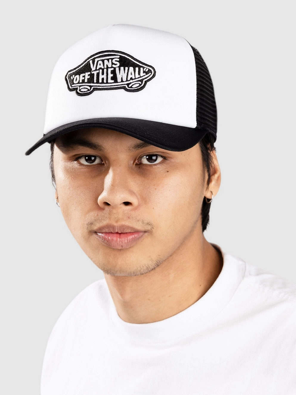 Vans Classic Patch Curved Bill Trucker Cap black/white