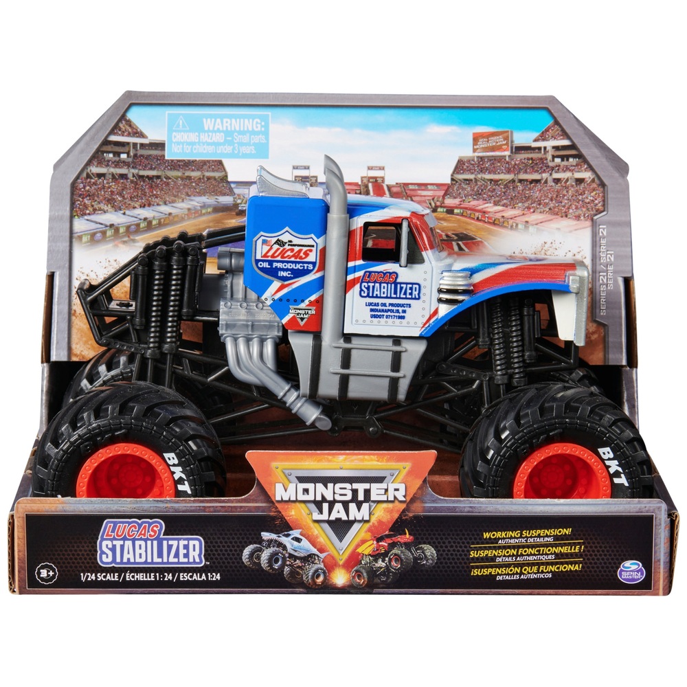 Monster Jam 1:24 Die-Cast Lucas Stabilizer Monster Truck