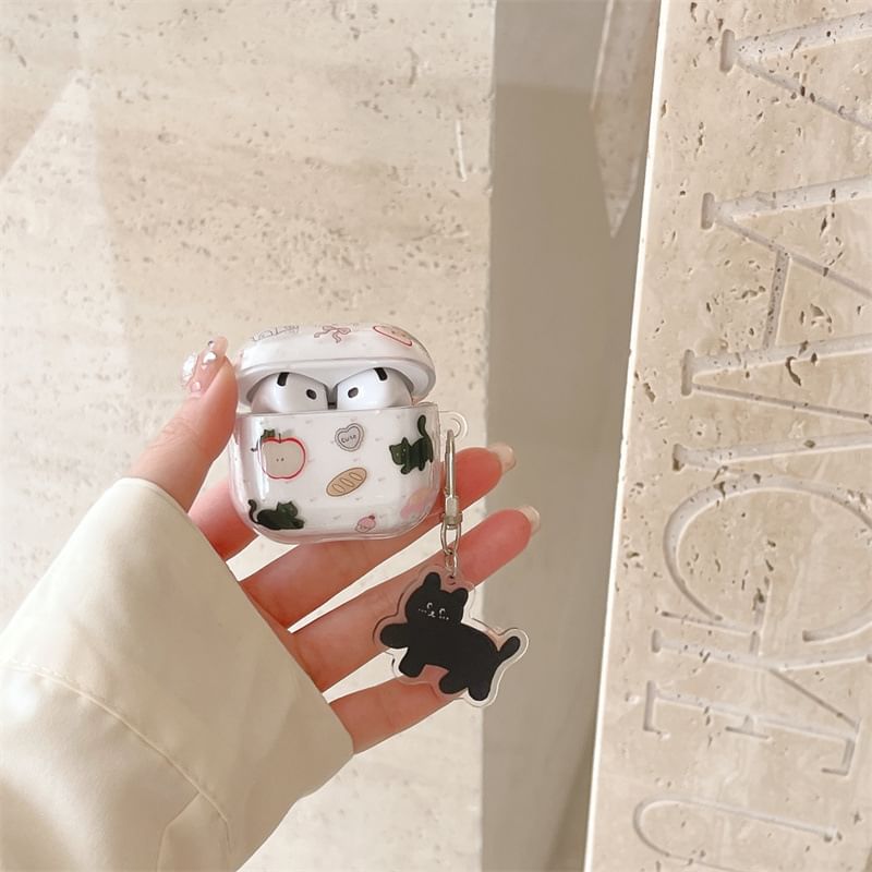 VanDi - Cat AirPods / Pro oortelefoonhoesje met bedel