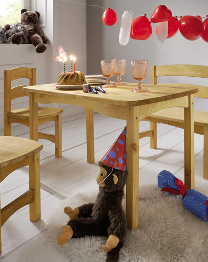 Kindertisch BIBO 80 x 50 cm (Farbe: laugenfarbig)