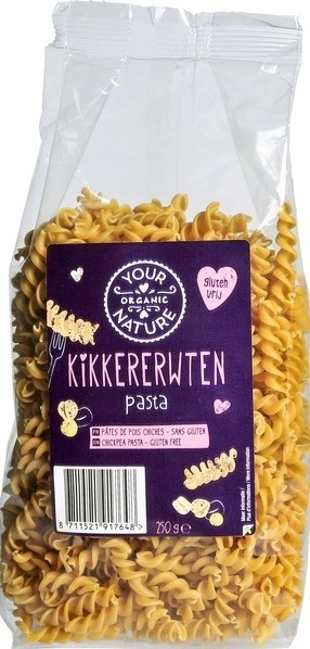 Your Organic Nature Kikkererwten Pasta Glutenvrij 250g