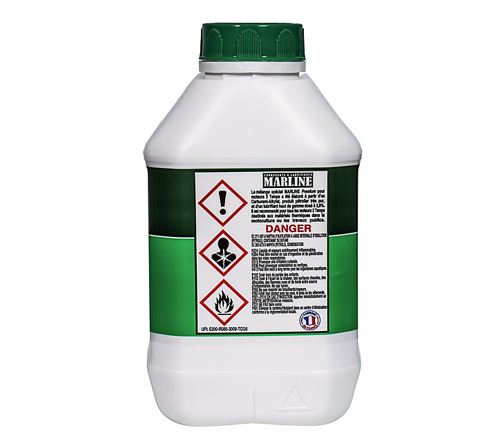 Bidon carburant Premium moteur 2 temps 2L