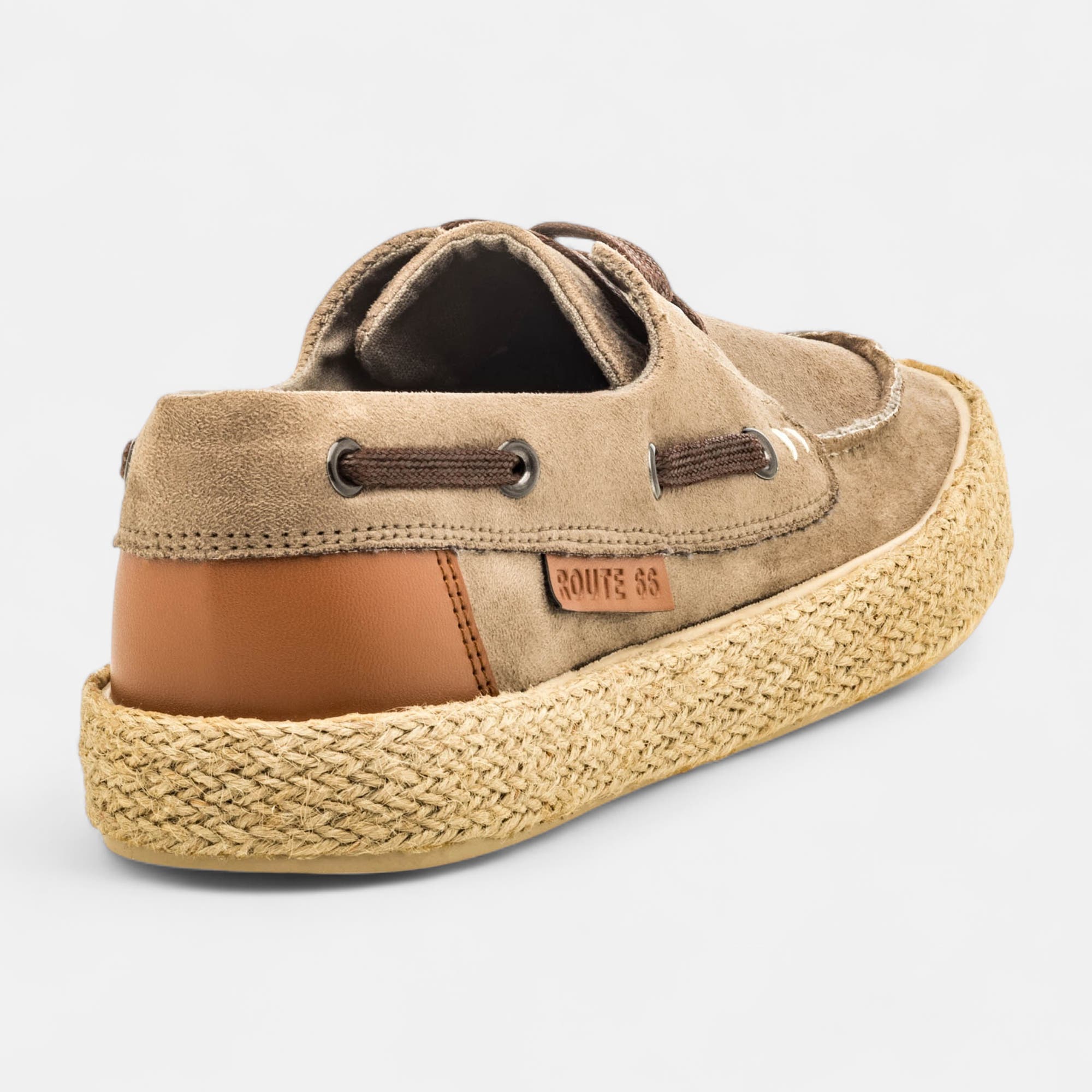 Chaussures bateau Homme taupe