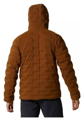 Doudoune Mountain Hardwear Stretch Down Hooded Marron Homme