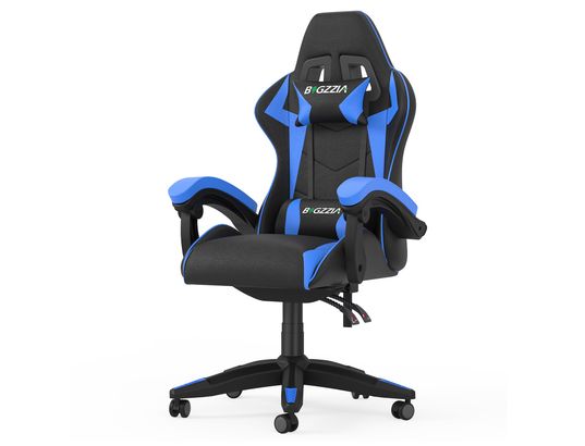 RATTANTREE - Fauteuil de bureau Chaise gaming cuir pu bleue