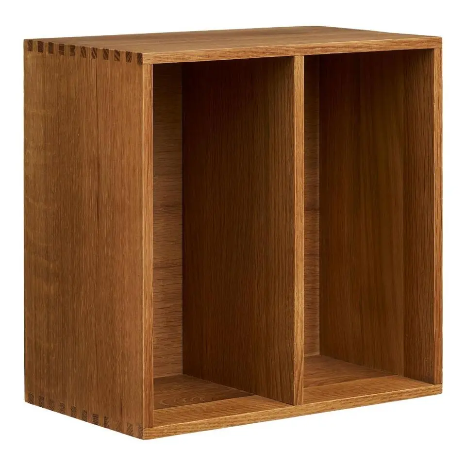 Hioshop Mina wandplank 2 planken eiken