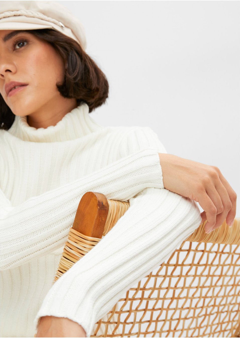 Pull à col roulé