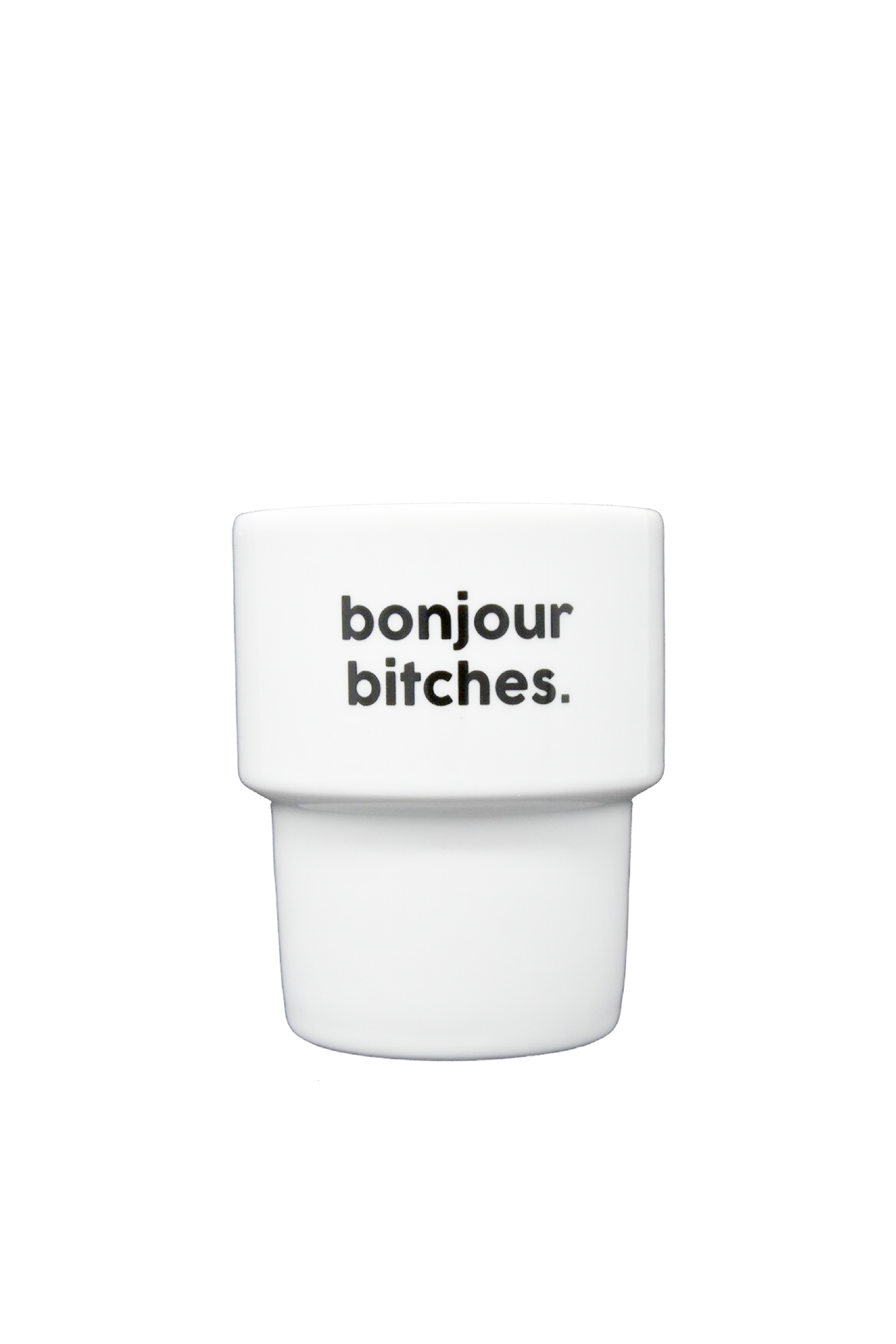 FÉLICIE AUSSI Gobelet BITCHES Blanc