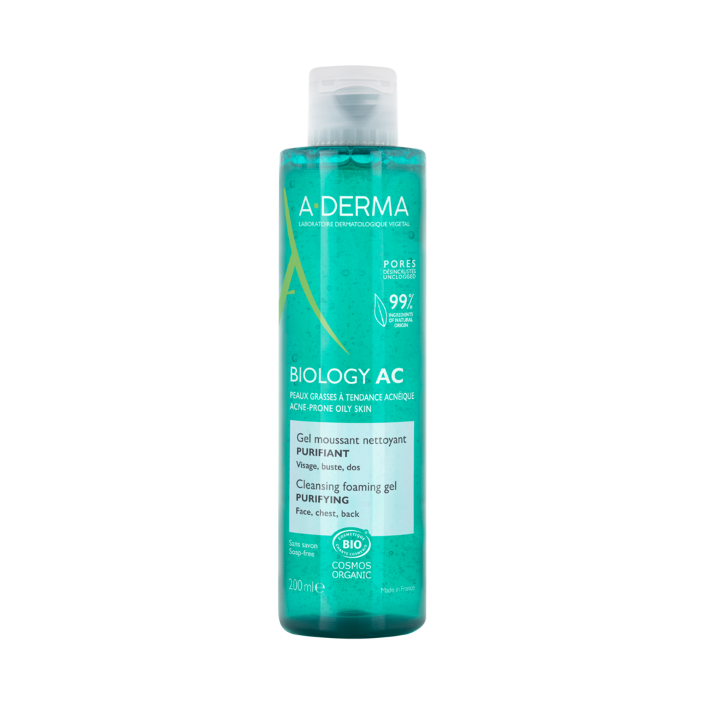 A-DERMA BIOLOGY AC Reinigungsgel<br>200 ml, Flasche, Gel