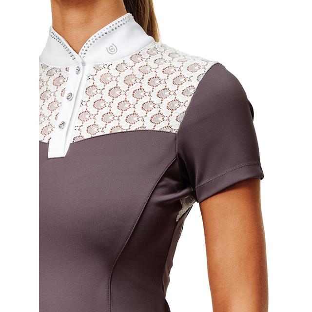 Wedstrijdshirt Equestrian Stockholm Champion Dark Violet Paars