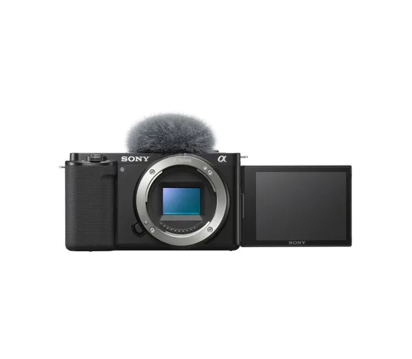 Sony a ZV-E10 - Digitalkamera - spejlløst - 24.2 MP - APS-C - 4K / 30 fps - kun kamerahus - Wireless LAN, Bluetooth - sort