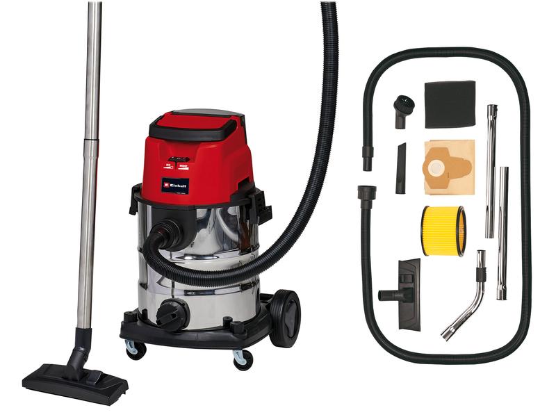 Einhell Akku-Nass-/Trockensauger TE-VC 36/25 Li S, Solo Kabelloser Sauger mit hoher Saugleistung und Mitglied der Power X-Change Familie