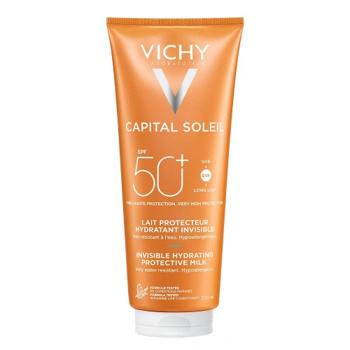 Vichy Capital Soleil Leite Hidratante Rosto e Corpo FPS50  300ml