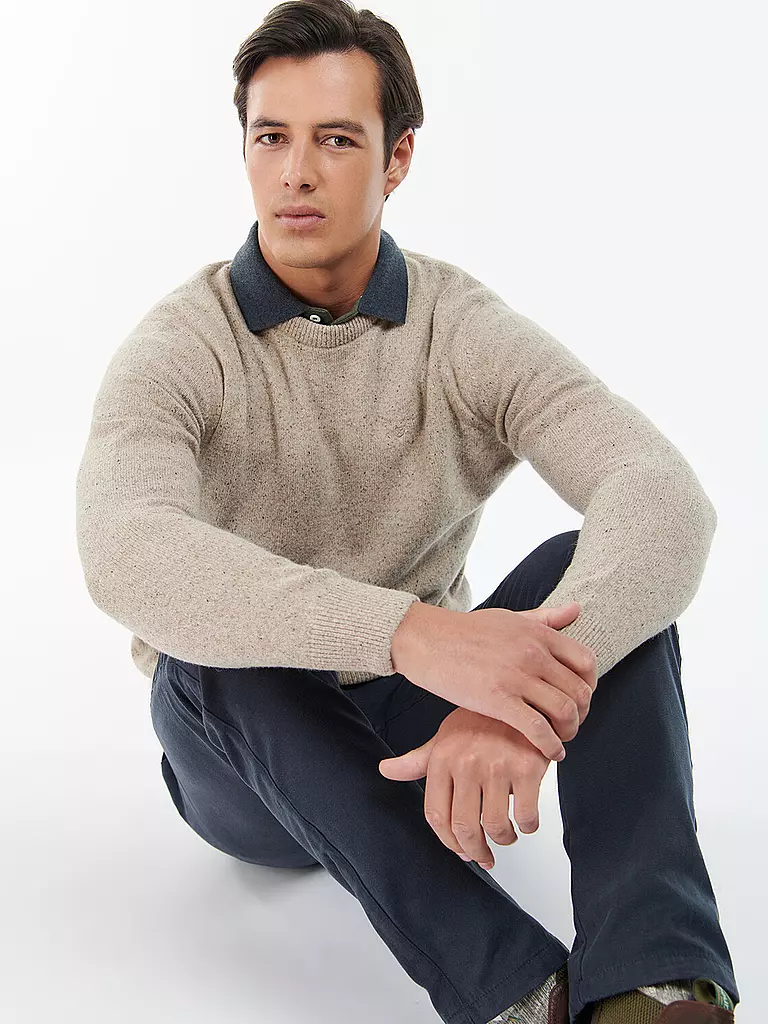 BARBOUR Pullover TISBURY beige
