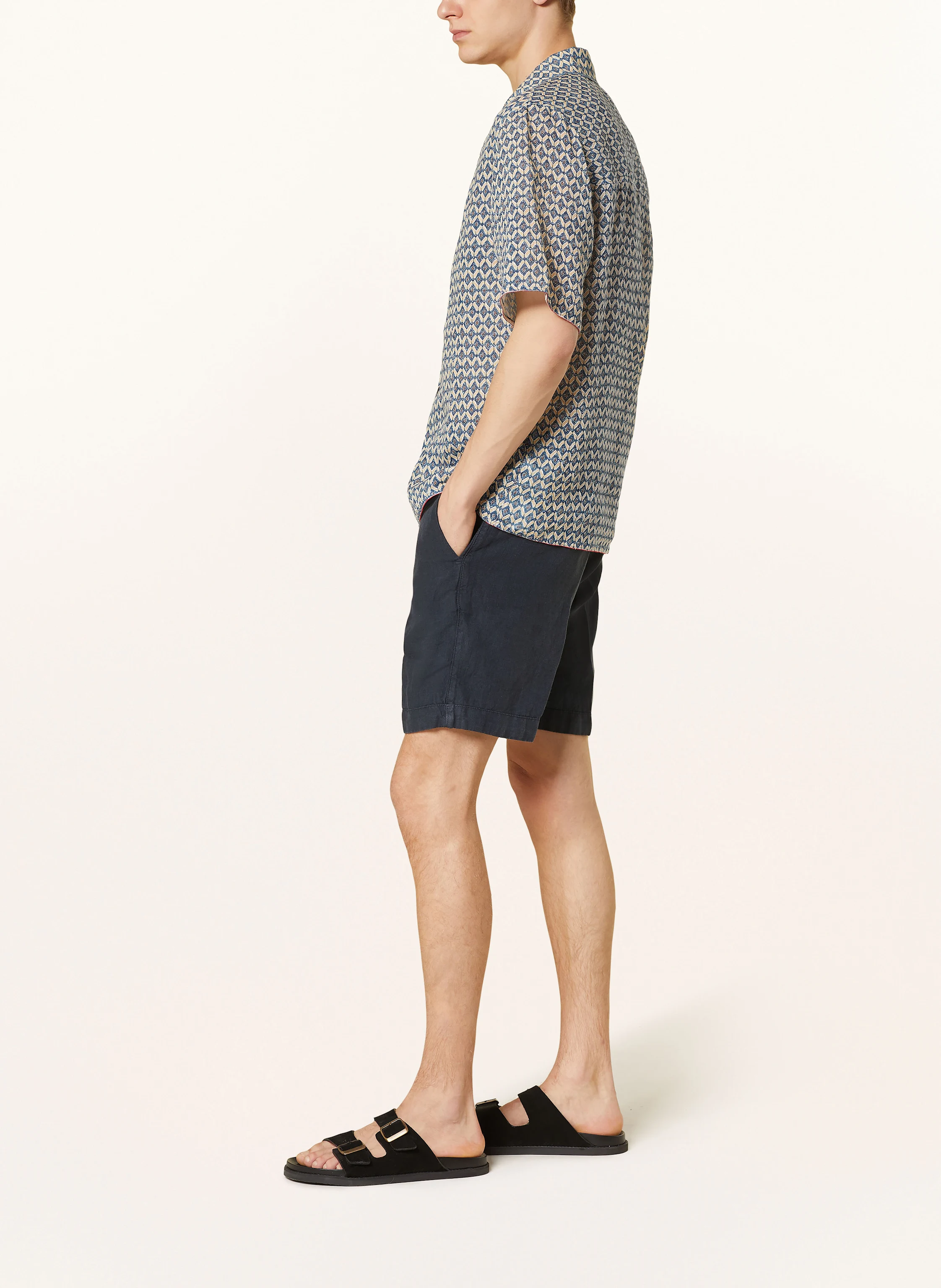 120%lino Leinenshorts