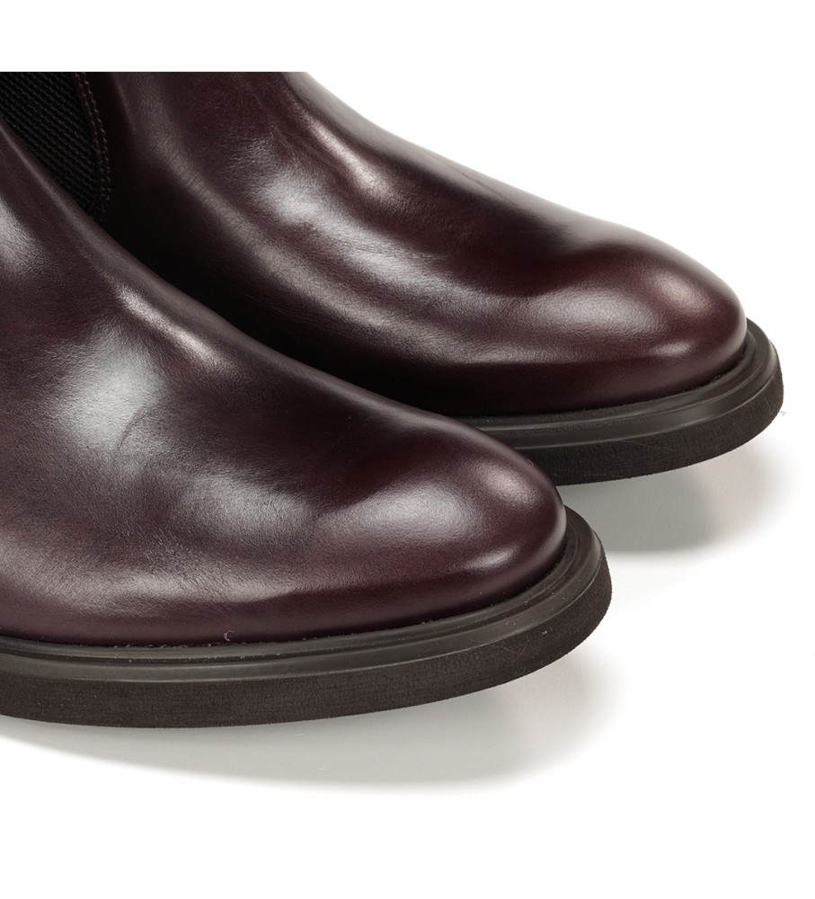 Botas de couro Fluchos F0770 Borgonha