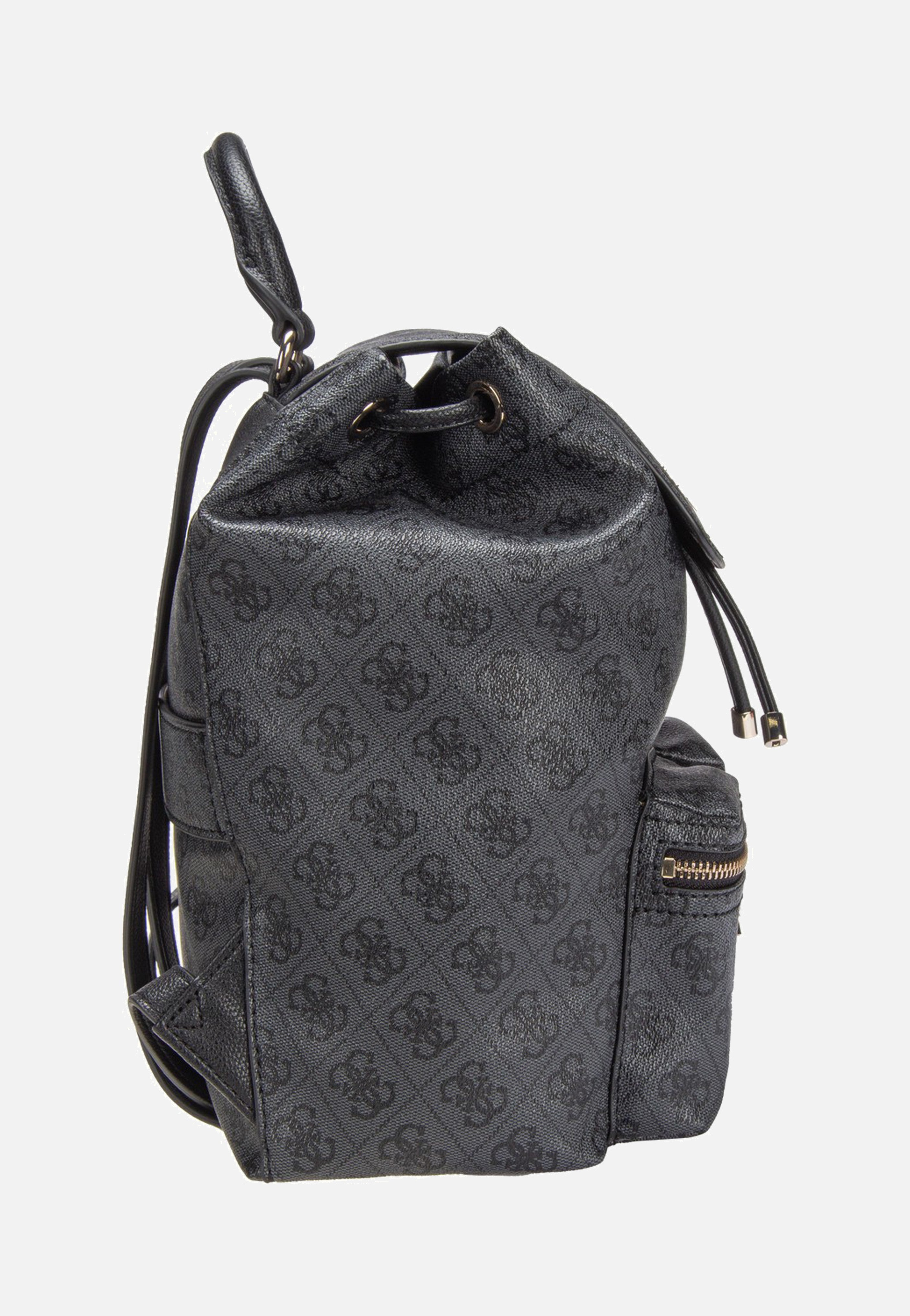 Manhattan II Flap Coal Logo - Rucksack