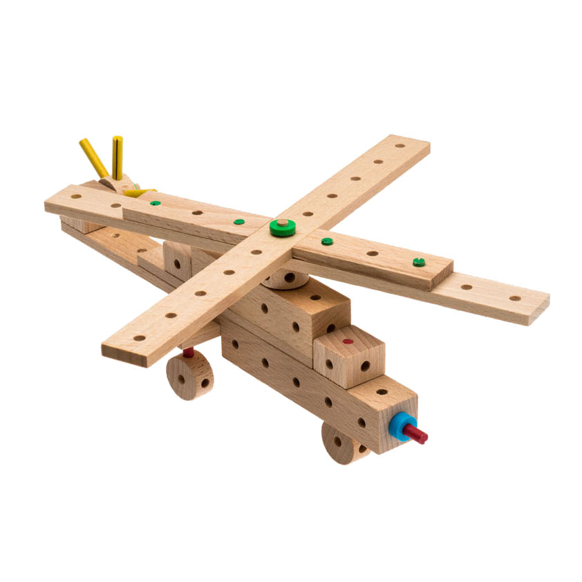 Matador Explorer Planes Constructieset Hout, 69dlg.