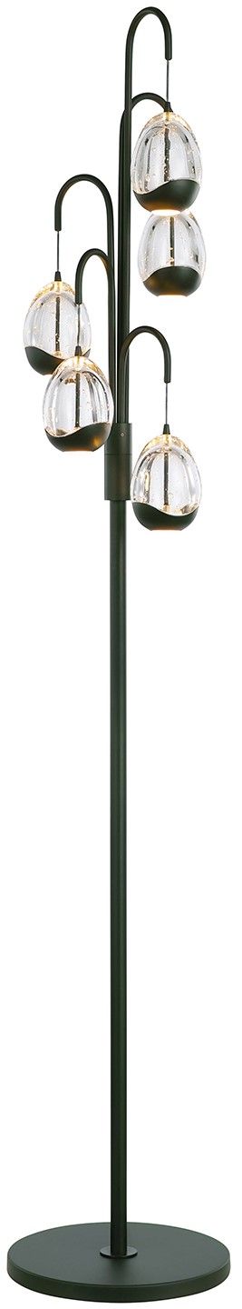 Vloerlamp Clear Egg ⌀30  x H165 cm