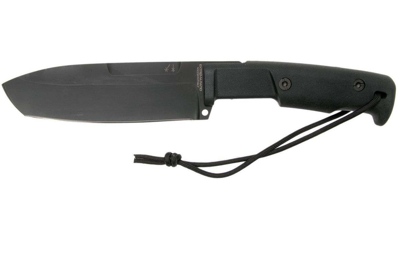Extrema Ratio Selvans, Black 04.1000.0129/BLK-GNK vaststaand mes