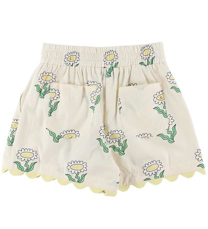 Stella McCartney Kids Shorts - Creme m. Blumen