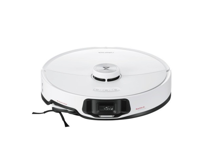 Roborock - S8 MaxV Ultra Robotstøvsuger og Gulvvasker med Selvrensende Station - Hvid