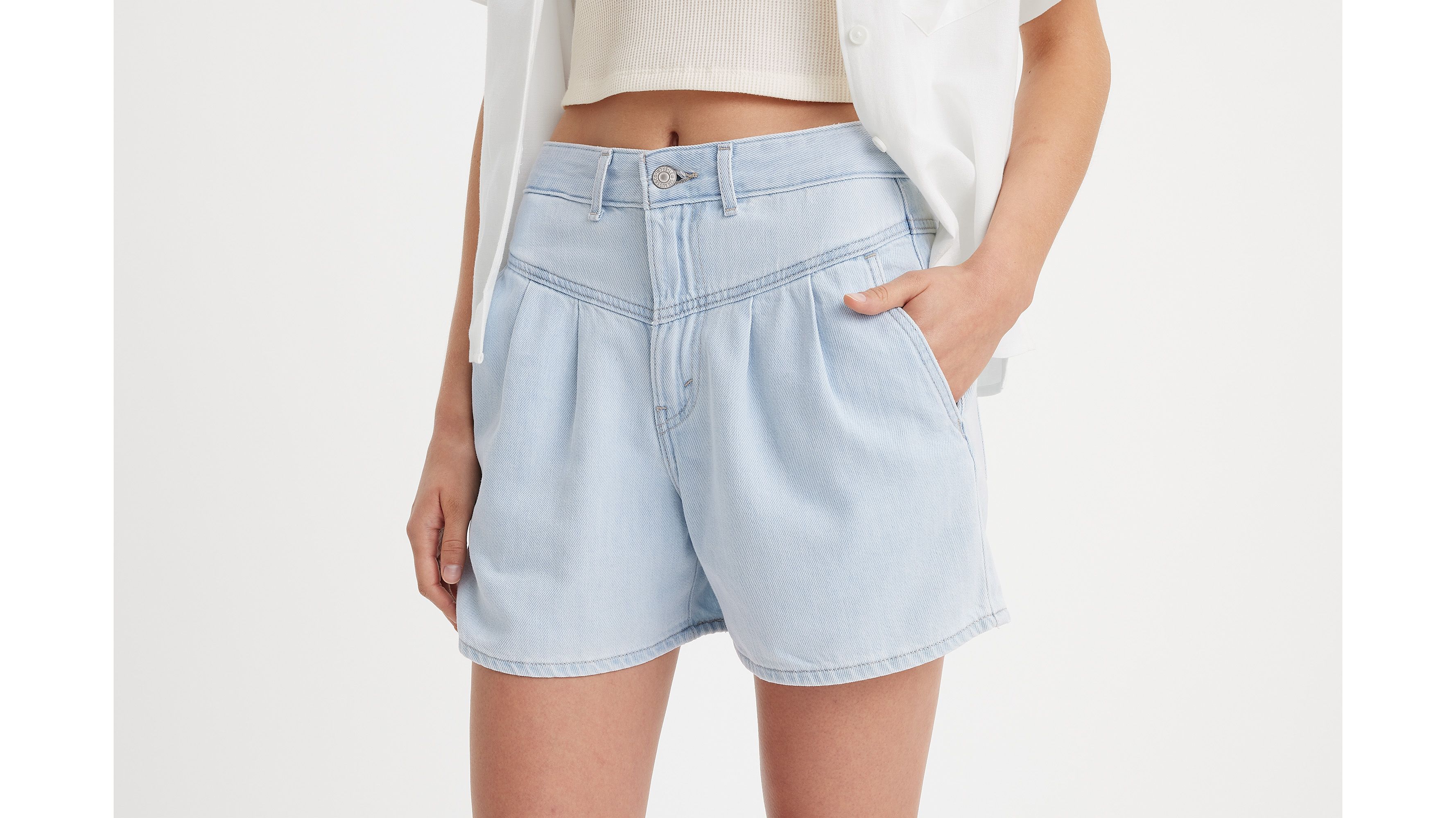 Short Mom Lightweight - Poole Party - Bleu