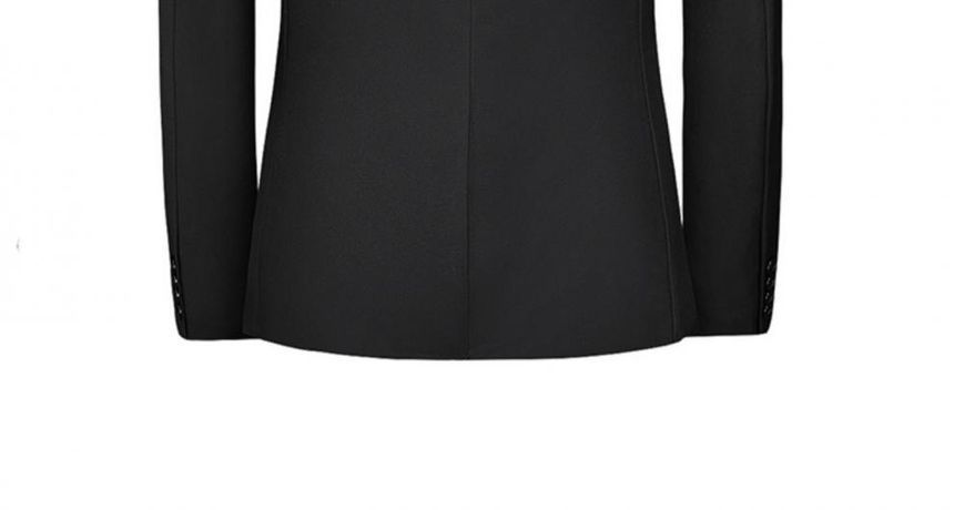 Sheck - Effen blazer met één knoop