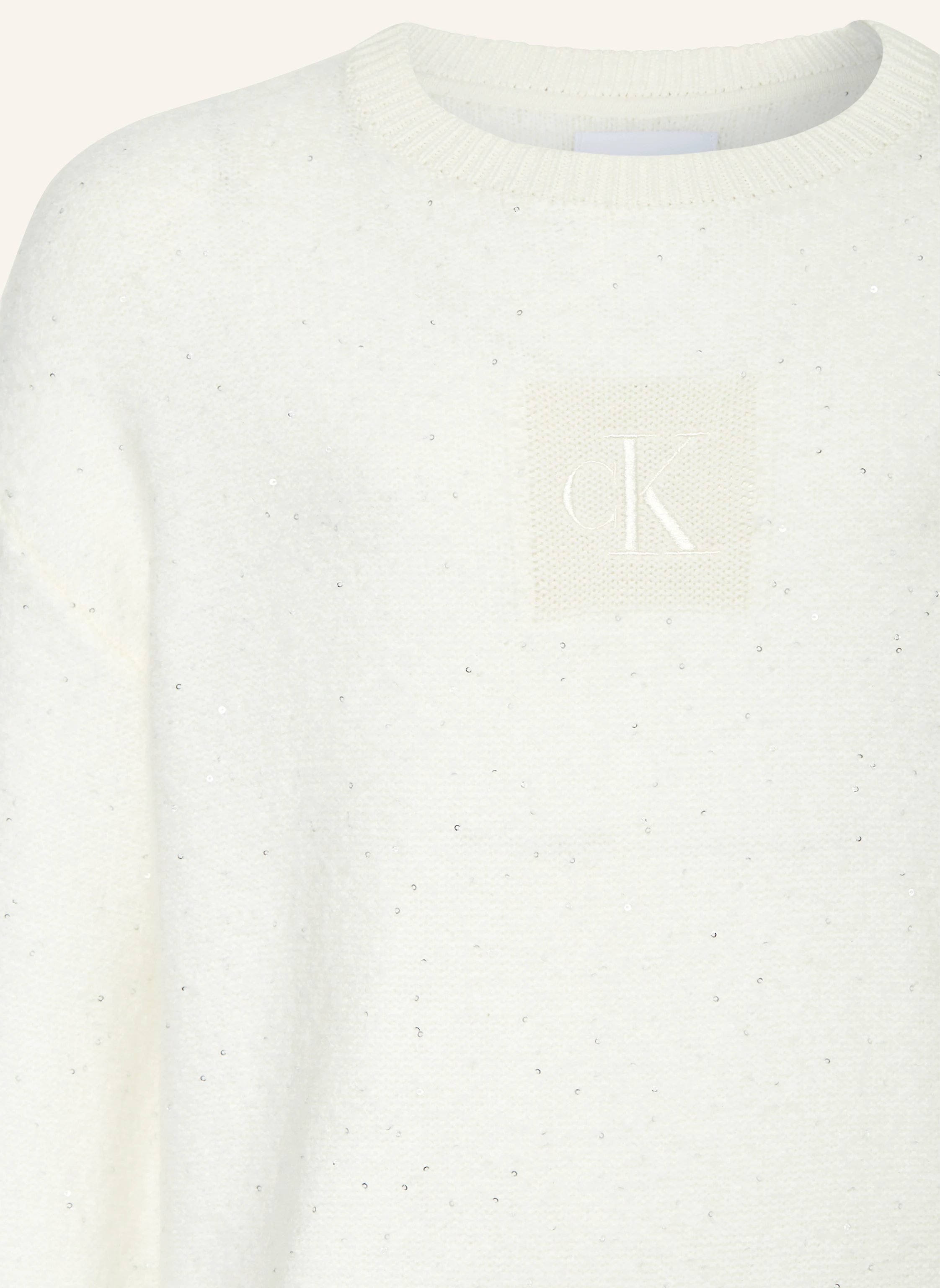Calvin Klein Pullover mit Pailletten
