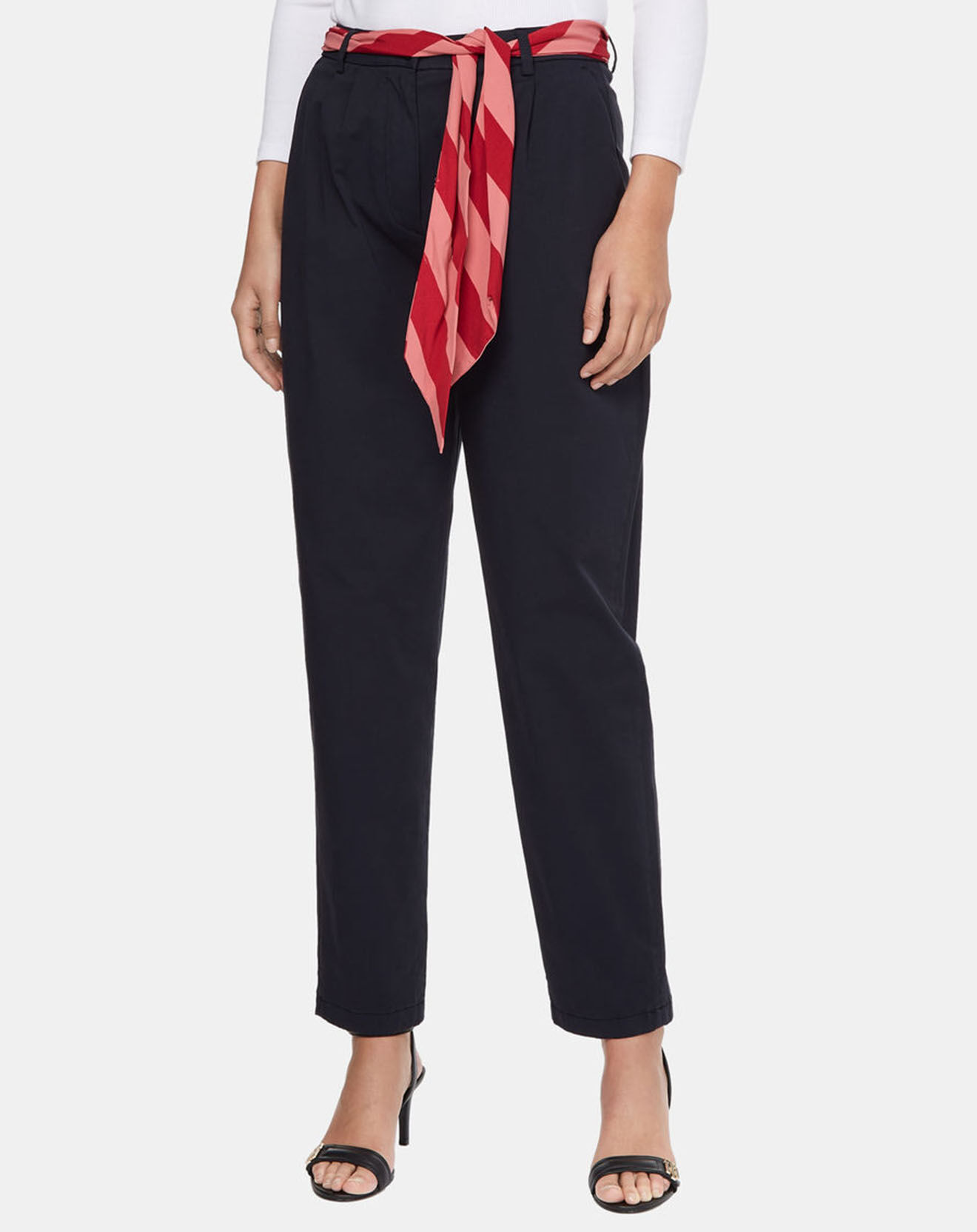 Tommy Hilfiger Pantalon chino avec foulard bleu marine