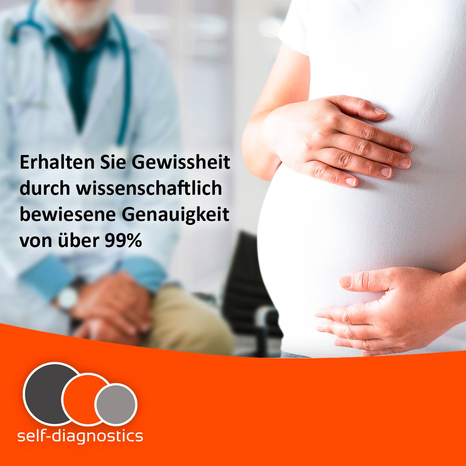 self-diagnostics Kombipack 50 Ovulationstest + 15 Schwangerschaftsfrühtest