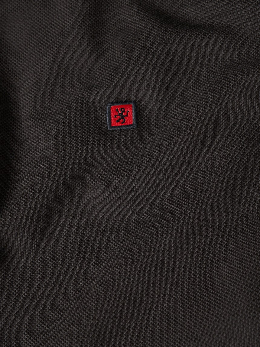 Polo piqué regular fit em algodão