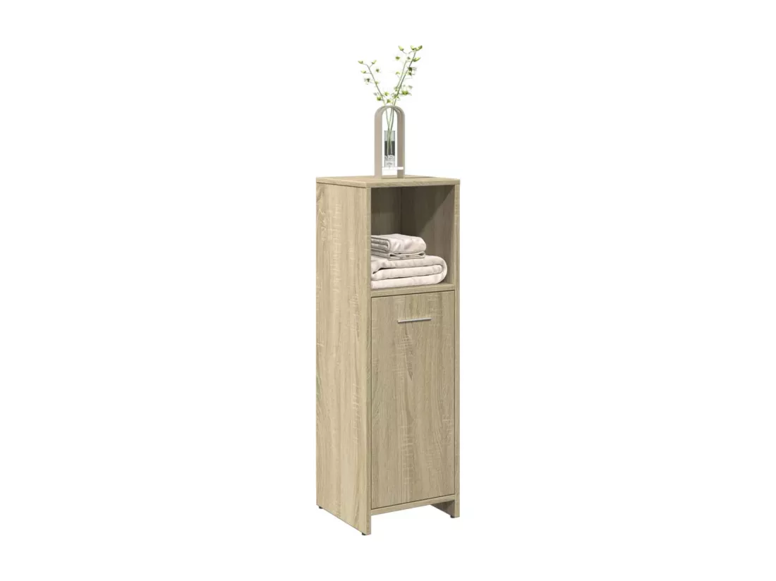 Armoire de salle de bain Chêne sonoma 30x30x95 cm Aggloméré