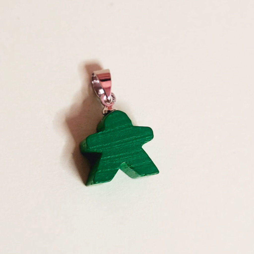 Pendentif meeple - Vert