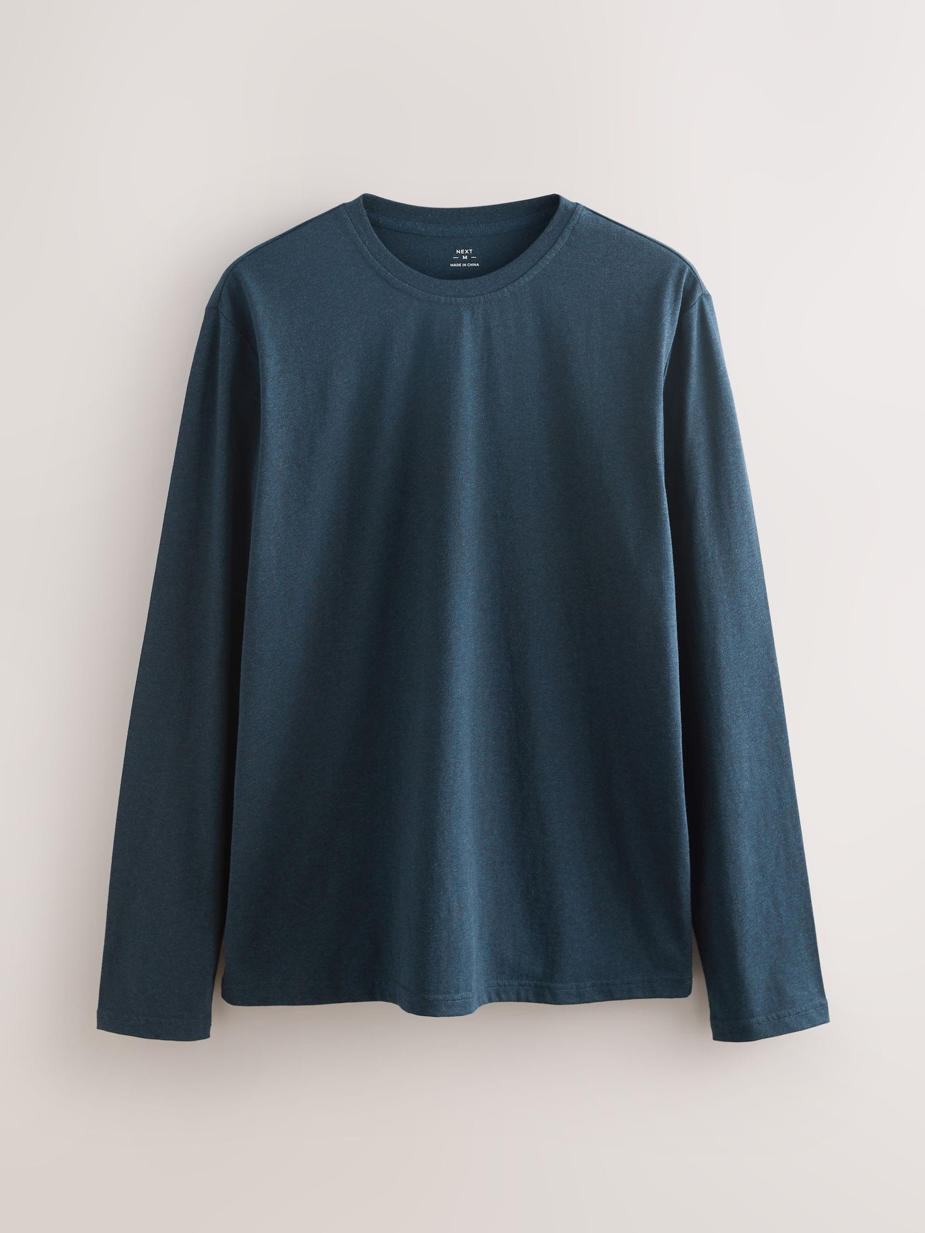 Marineblauw/roestbruin - Motionflex - Behaaglijke pyjama met lange mouwen