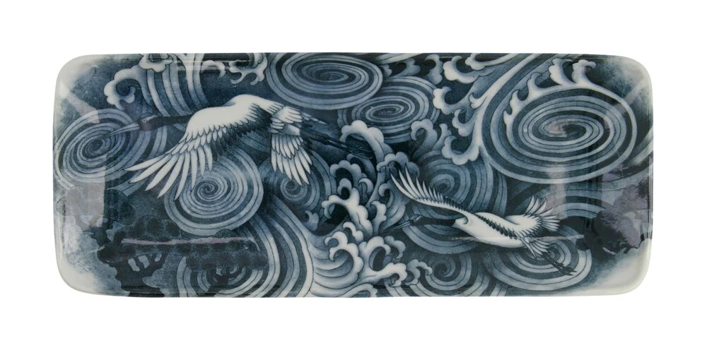 Tokyo Design Studio  Japonism Crane middagstallerken - 14x28,5 cm.