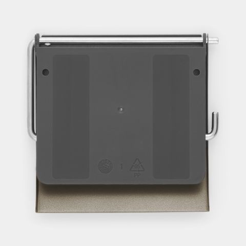 ReNew Toiletrolhouder met klep - Platinum