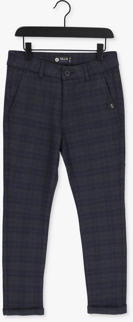 RELLIX donkerblauwe rellix  chino pant check