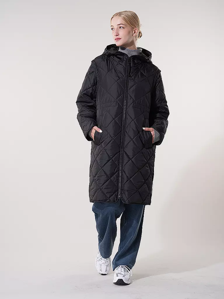 MARC O' POLO DENIM Steppmantel  schwarz