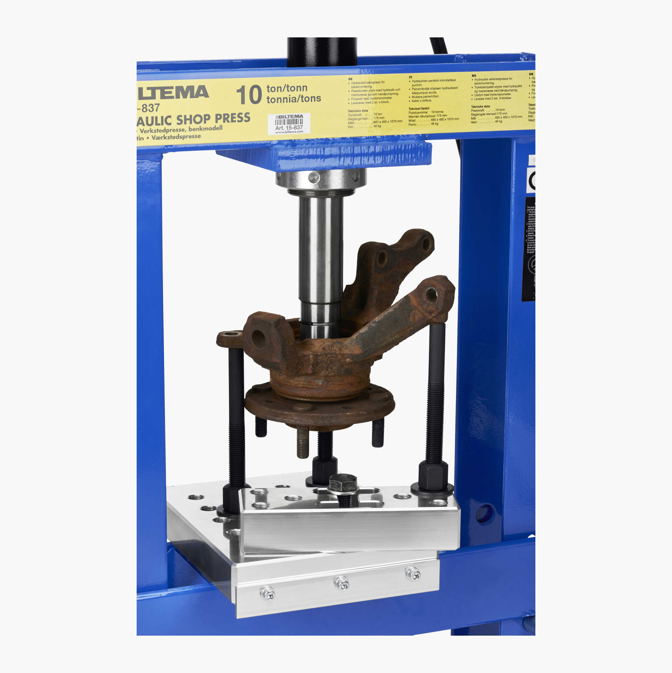 Pressplate, universal