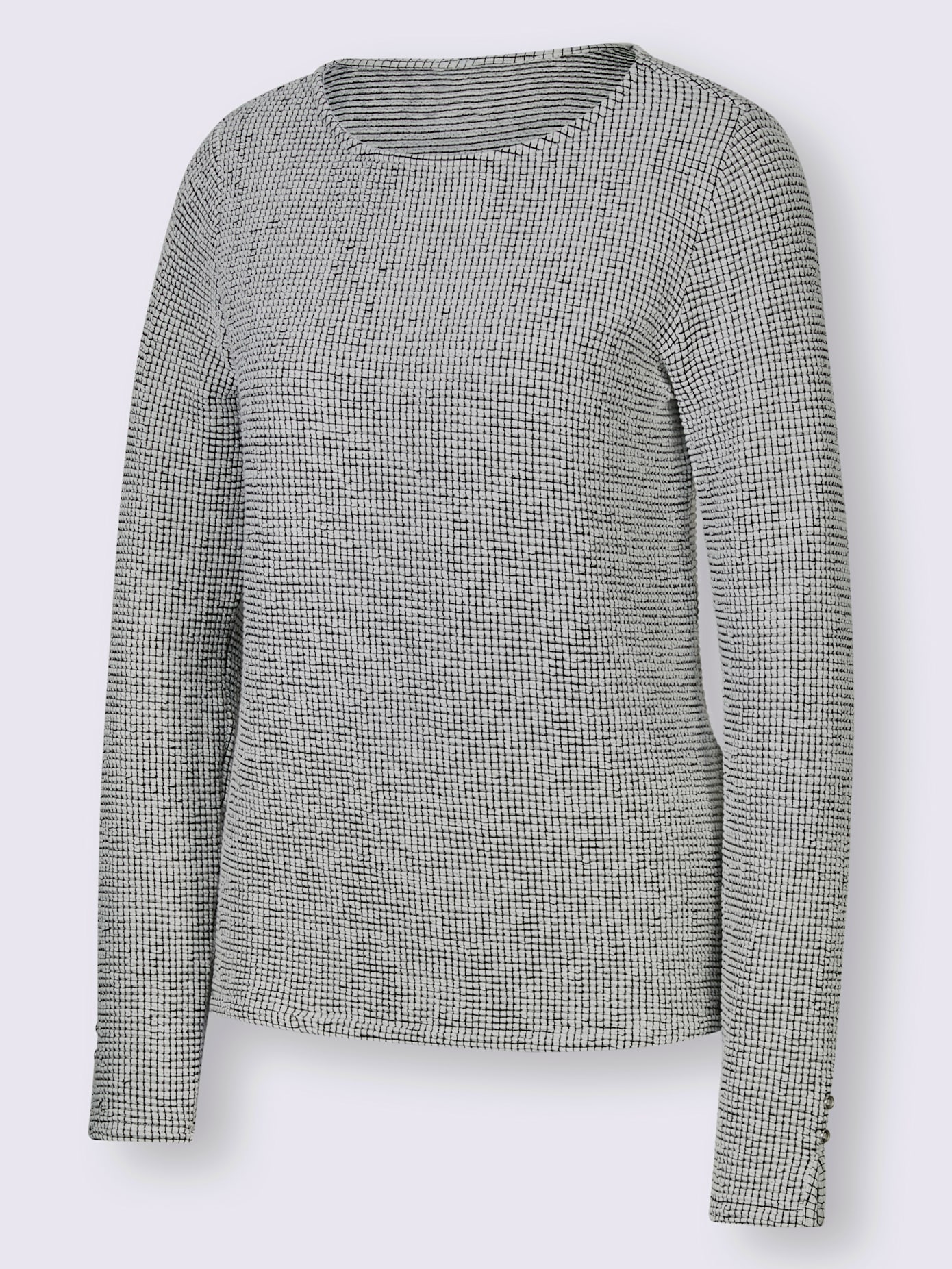 T-shirt superbe motif jacquard