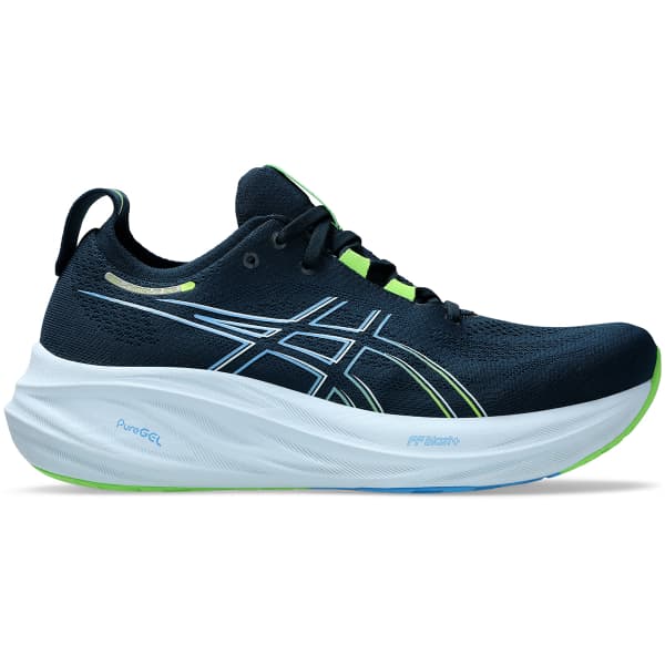 Chaussure running ASICS GEL-NIMBUS 26 FRENCH BLUE/ELECTRIC LIME