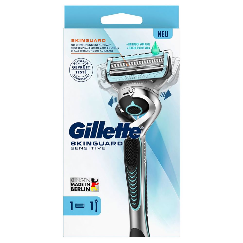 Gillette SkinGuard Sensitive Rasierapparat<br>1 Stück, Flexball mit 1 Klinge