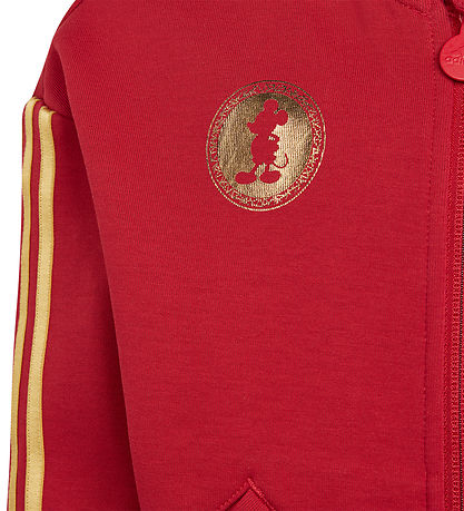 adidas Performance Cardigan - LK DY 100 TT - Rot/Gold m. Disney