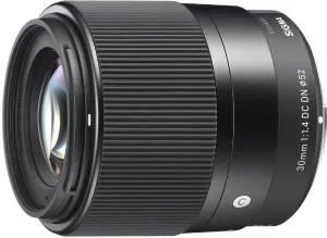 Sigma Contemporary - Objektiv - 30 mm - f/1.4 DC DN - Sony E-mount - for Sony Cinema Line; a VLOGCAM; a1; a1 II; a6700; a7 IV; a7C; a7C II; a7CR; a7R V; a9 III